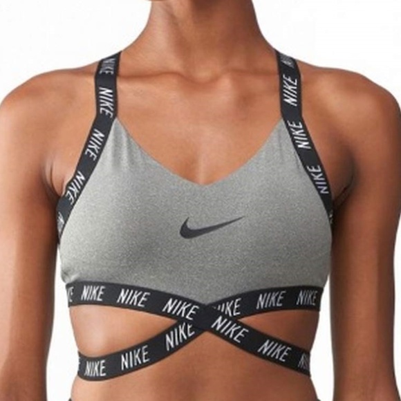 nike indy sports bra grey